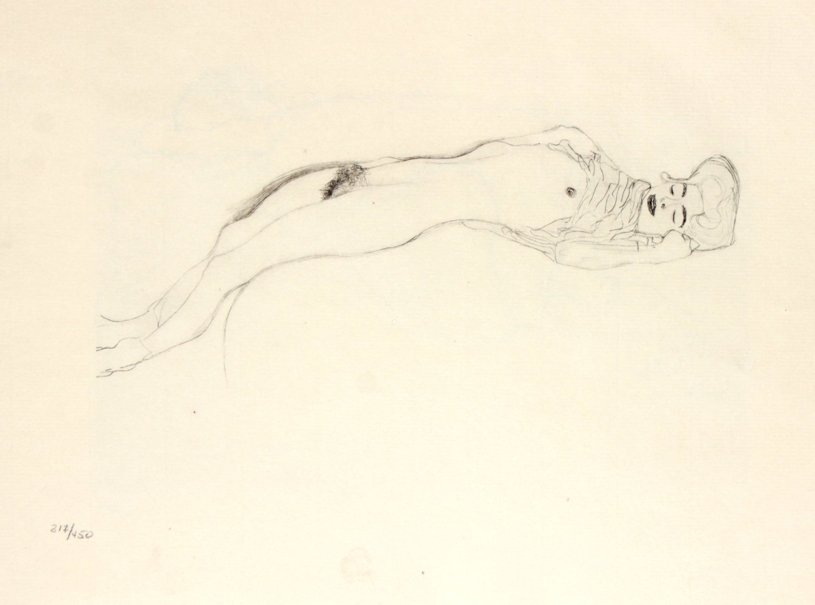 Gustav Klimt - Untitled from "des Lukian": Artist: Gustav Klimt Title: Untitled from "des Lukian" Year: 1907 Dimensions: 11in. by 14in. Edition: From the rare and limited edition of 450 Publisher: Julius Zeitler Leipzig Suite: Die