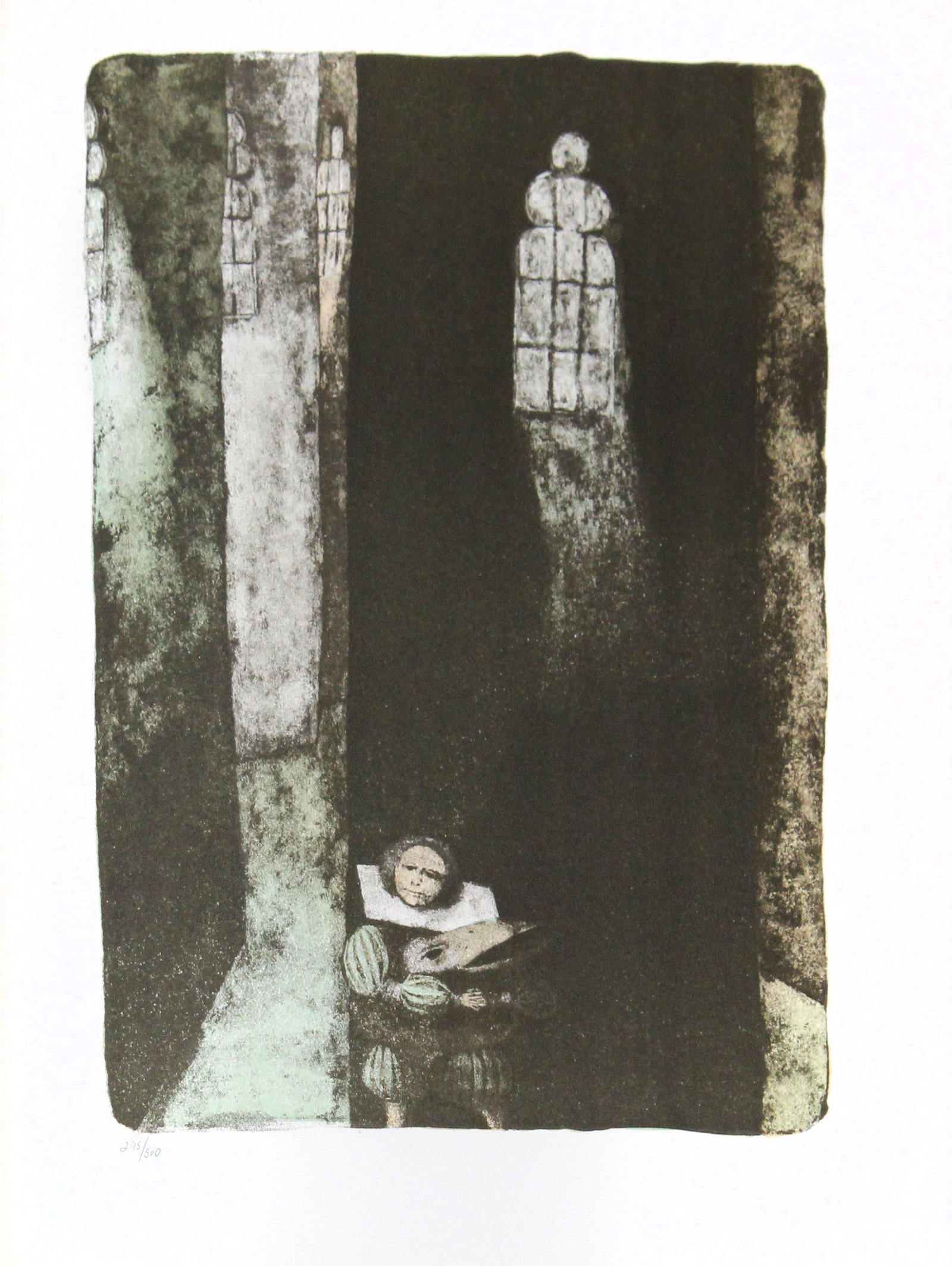 Federico Castellion - Untitled from "" The Mask of the Red Death"": Artist: Federico Castellion Title: Untitled from "" The Mask of the Red Death"" Year: 1969 Dimensions: 14 1/2 x 11 in. Edition: From the rare limited edition of 295