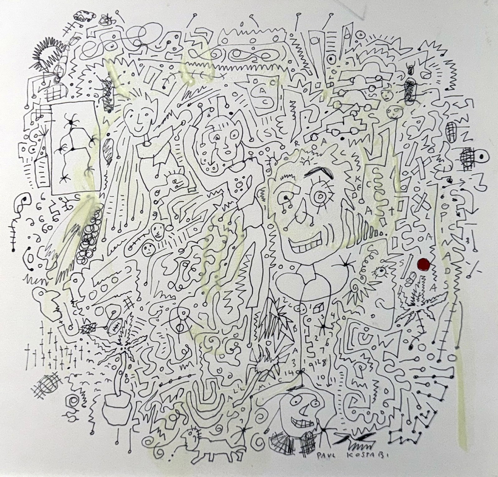 Paul Kostabi - Burning Septum (1 of 1)