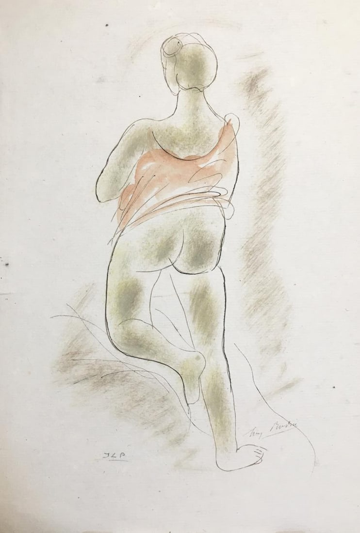 Auguste Rodin - Untitled VII from Elegies Amoureuses d'Ovide: Artist: Auguste Rodin Title: Untitled VII from Elegies Amoureuses d'Ovide Year: 1935 Dimensions: 7 5/8in. by 11 1/4in. Edition: From the Rare Limited Edition of 250 Publisher: Histoire de la
