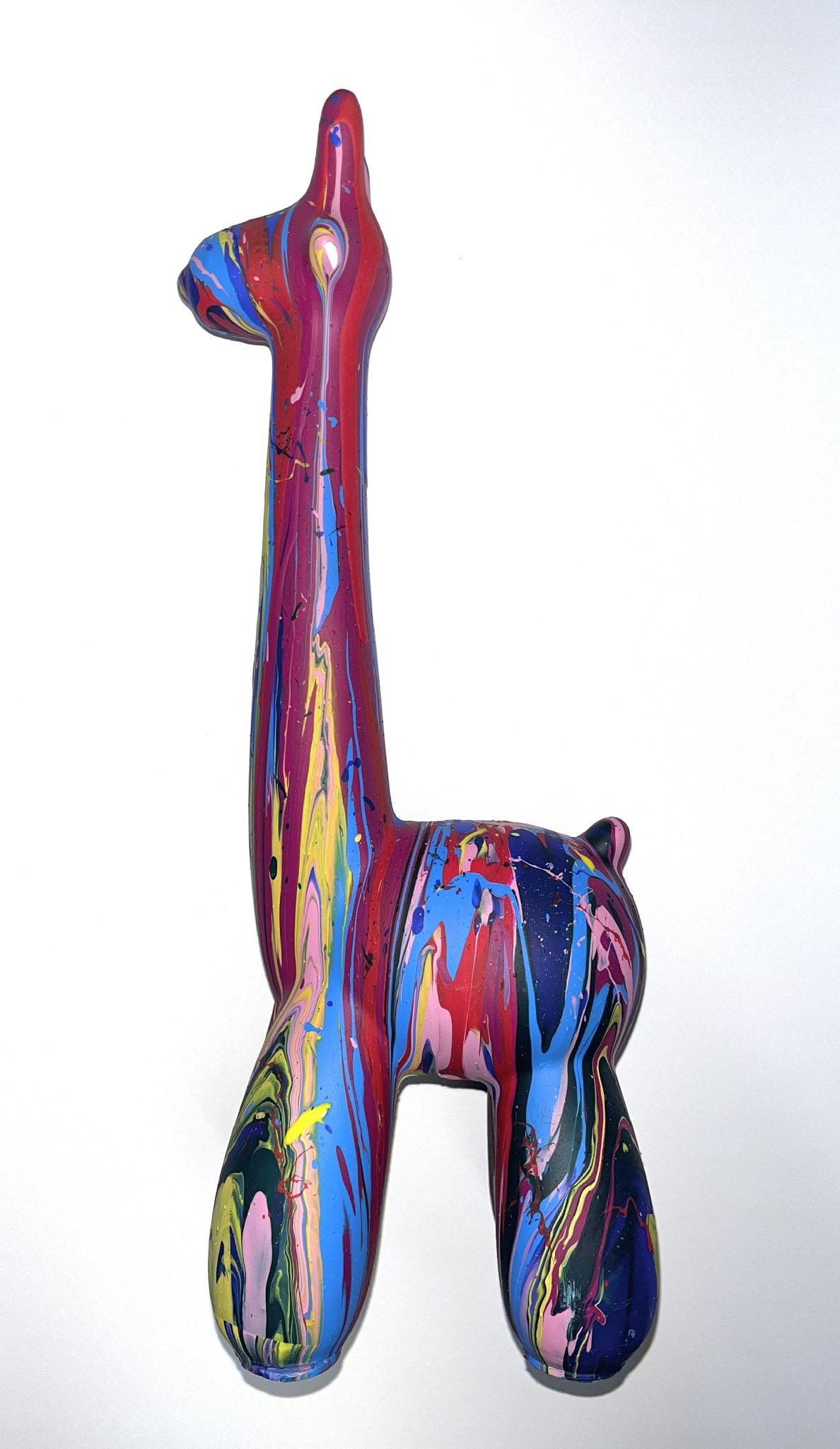 Beth Liez - Toys Art U$ II: Artist: Beth Liez Title: Toys Art U$ II Year: 2021 Dimensions: 4 1/2 x 13 x 4 in. Medium: Acrylic on Cermaic Condition: Excellent Comes with Letter of authenticity and guaranteed in perpetuity