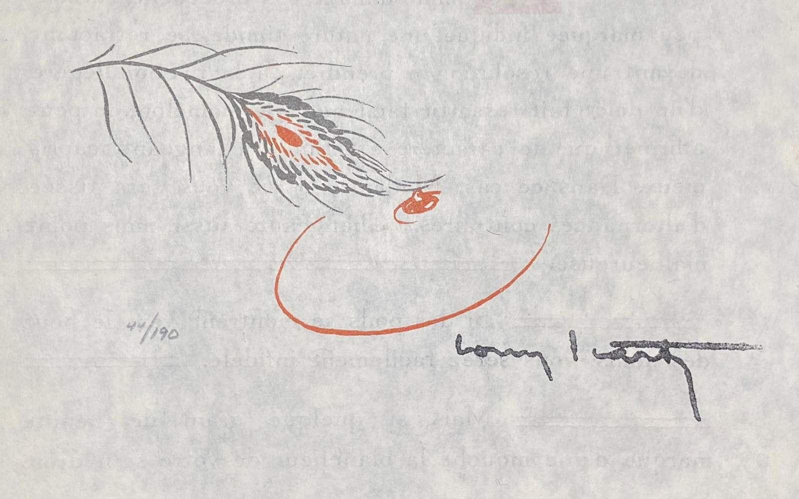 Louis Icart - Untitled: Artist: Louis Icart Title: Untitled Year: 1945 Dimensions: 4in. by 7in. Edition: 44 From the Rare Limited Edition of 190 Suite: La Vie des Sein Mediu