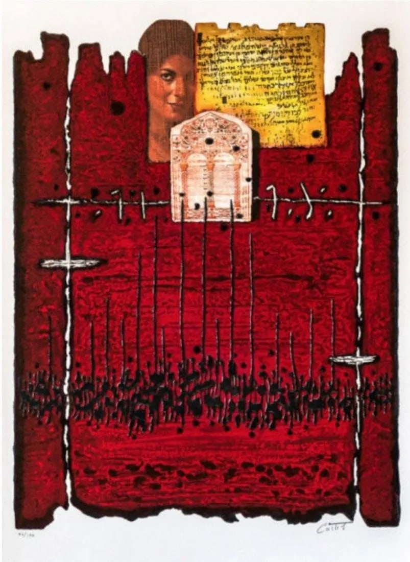 Moshe Castel - Above Jerusalem (1 of 1)