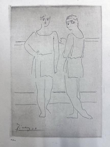 Pablo Picasso - Grace et Mouvement III: Artist: Pablo Picasso Title: Grace et Mouvement III Year: 1943 Dimensions: 12.5in. by 9.5in. Edition: From the rare limited edition of 100 Publisher: Luis Grosc