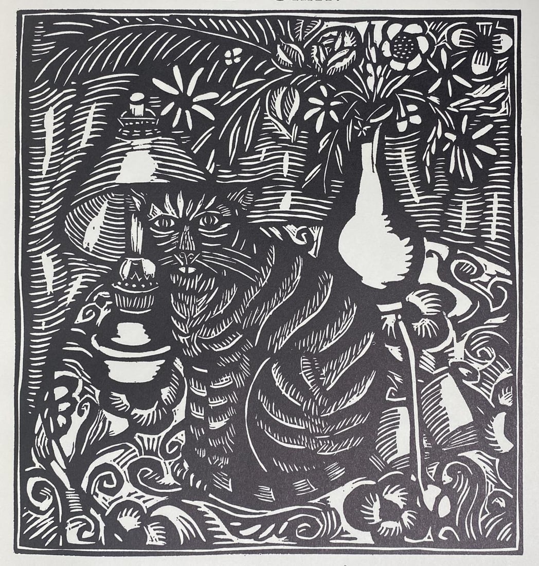 Raoul Dufy - Le Chat: Artist: Raoul Dufy Title: Le Chat Year: 1977 Dimensions: 10in. by 13in. Edition: From the rare limited edition Publisher: The Metropolitan Museum of Art New York Suite: Le Bestiare ou Cortege