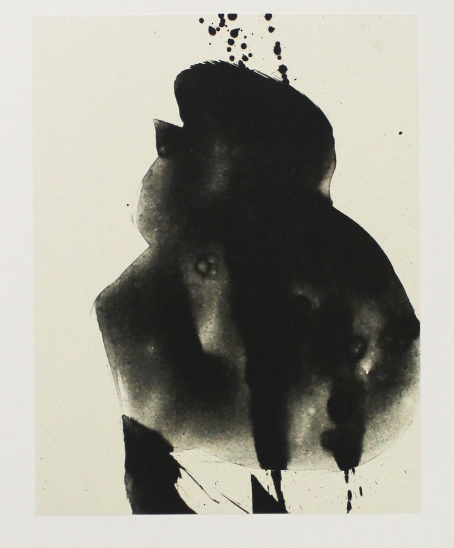 Robert Motherwell - Untitled 10: Artist: Robert Motherwell Title: Untitled 10 Year: 1988 Dimensions: 16in. by 21in. Edition: From the Rare Limited Edition of 750 Publisher: The Limited Editions Club New York Suite: The Octavio Paz
