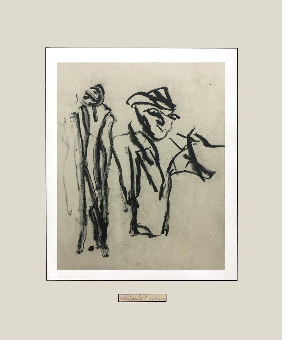 Willem De Kooning - Ode to Willem De Kooning II: Artist: Willem De Kooning Title: Ode to Willem De Kooning II Year: 1988 Dimensions: 22in. by 18in. Edition: From the Rare Limited Edition Publisher: The Museum