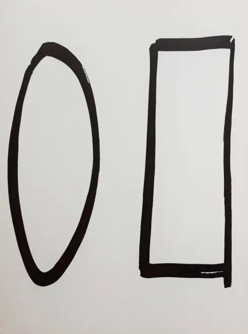 Ellsworth Kelly - Untitled VI from Derriere Le Miroir: Artist: Ellsworth Kelly Title: Untitled VI from Derriere Le Miroir Year: 1964 Dimensions: 15in. by 11in. Edition: From the Rare Limited Edition Publisher: Maeght Editeur Paris Suite: Derriere Le
