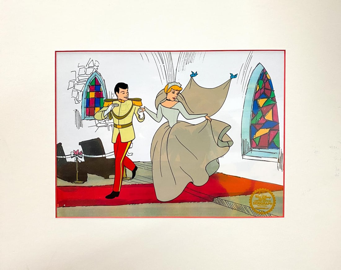 Disney - Ballroom Dancing: Artist: Disney Title: Ballroom Dancing Dimensions: 13.5in. by 9in. Edition: From a rare limited edition Medium: Serigraph cel Condition: Excellent Comes with Letter of authenticity and guaranteed in
