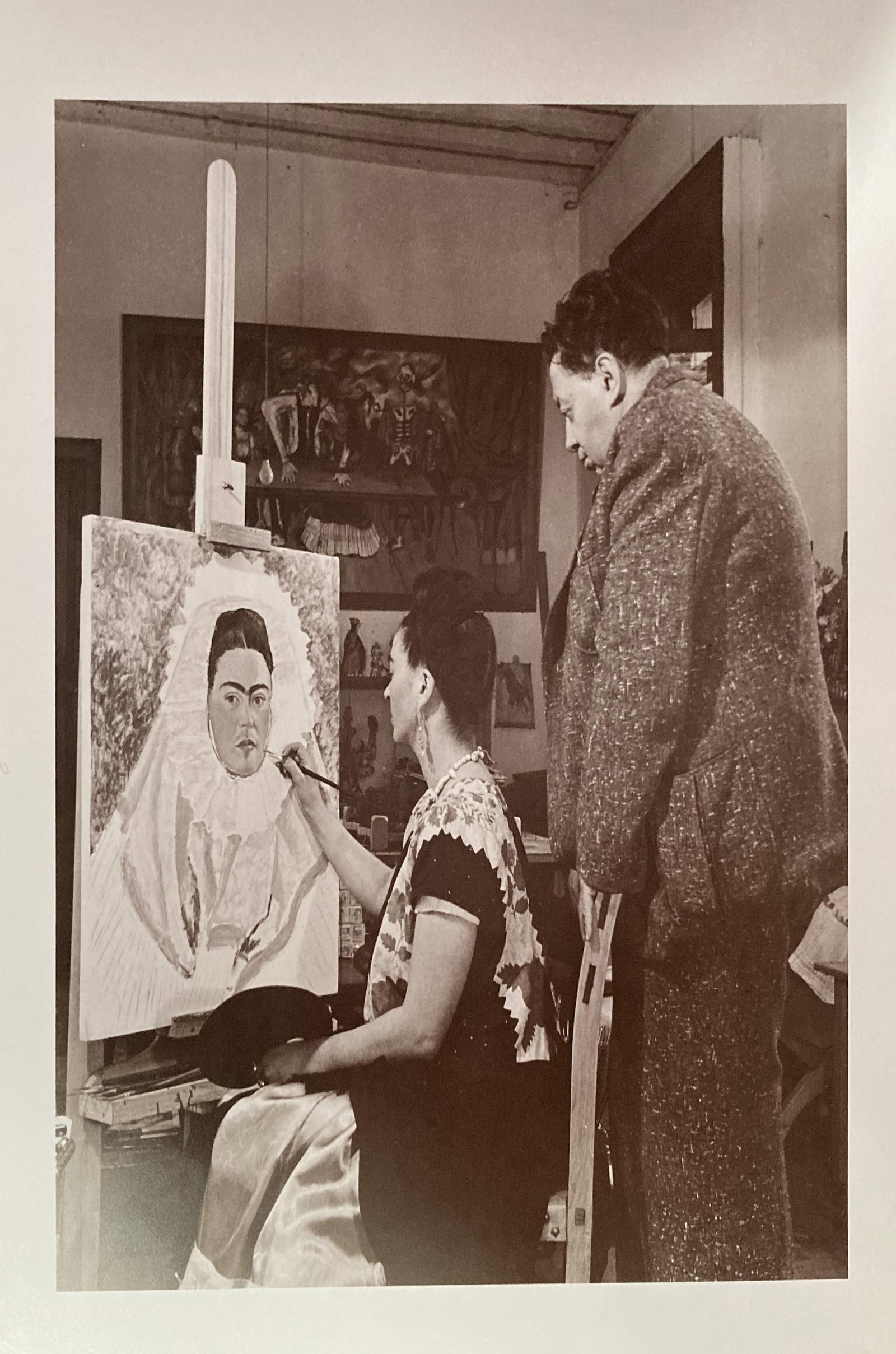 Bernard G. Silberstein - Diego and Frida I: Artist: Bernard G. Silberstein Title: Diego and Frida I Year: 1988 Dimensions: 15 1/4in. by 12 1/2in. Edition: From the rare limited edition of 3000 Publisher: Bill Wiggins Suite: Diego and Frida A