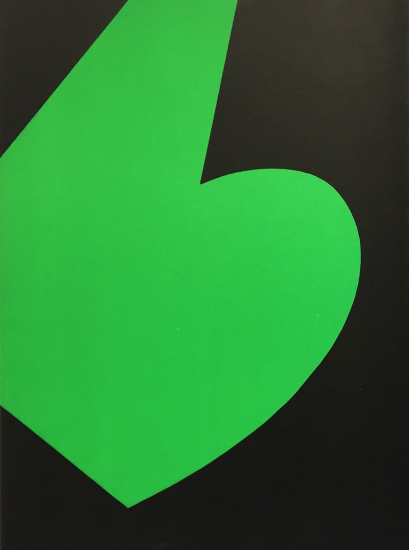 Ellsworth Kelly - Untitled IV from Derriere le Miroir No. 110: Artist: Ellsworth Kelly Title: Untitled IV from Derriere le Miroir No. 110 Year: 1958 Dimensions: 11 x 15 in. Edition: From the Rare Limited Edition Publisher: