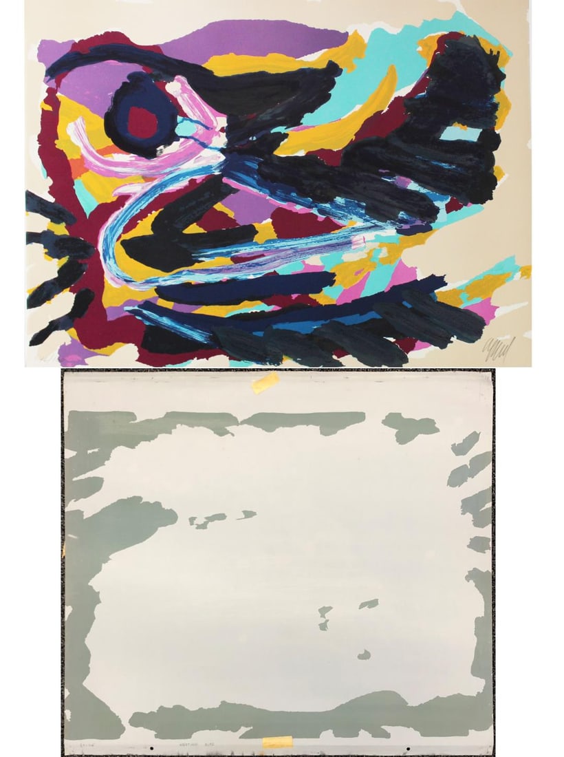 Karel Appel - Nesting Bird with Original Plates I (1 of 2)