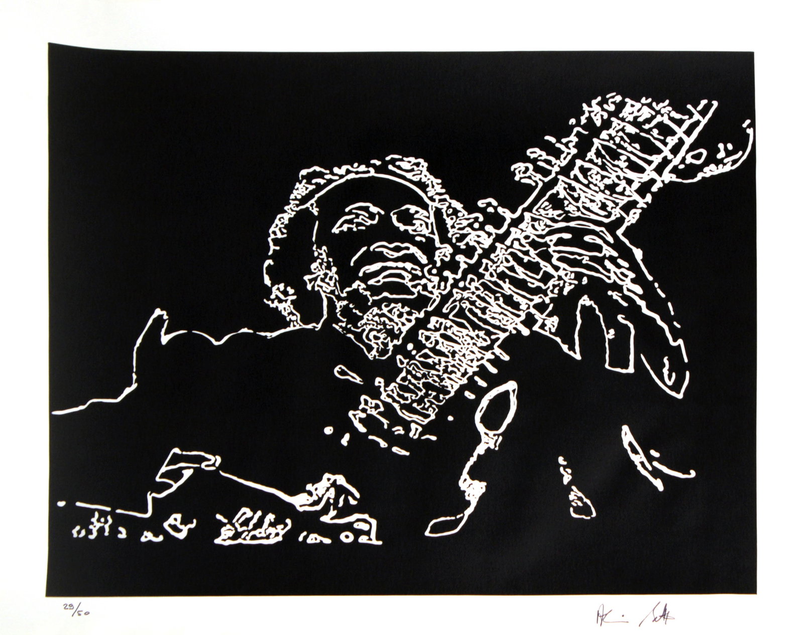 Alain Bettex - Untitled II, from "Album International 2": Artist: Alain Bettex Title: Untitled II, from "Album International 2" Year: 1977 Dimensions: 15 1/2 x 19 1/2 in. Edition: 29 from the limited edition of 50 Publisher: Editions Alpic, Geneve Suite:
