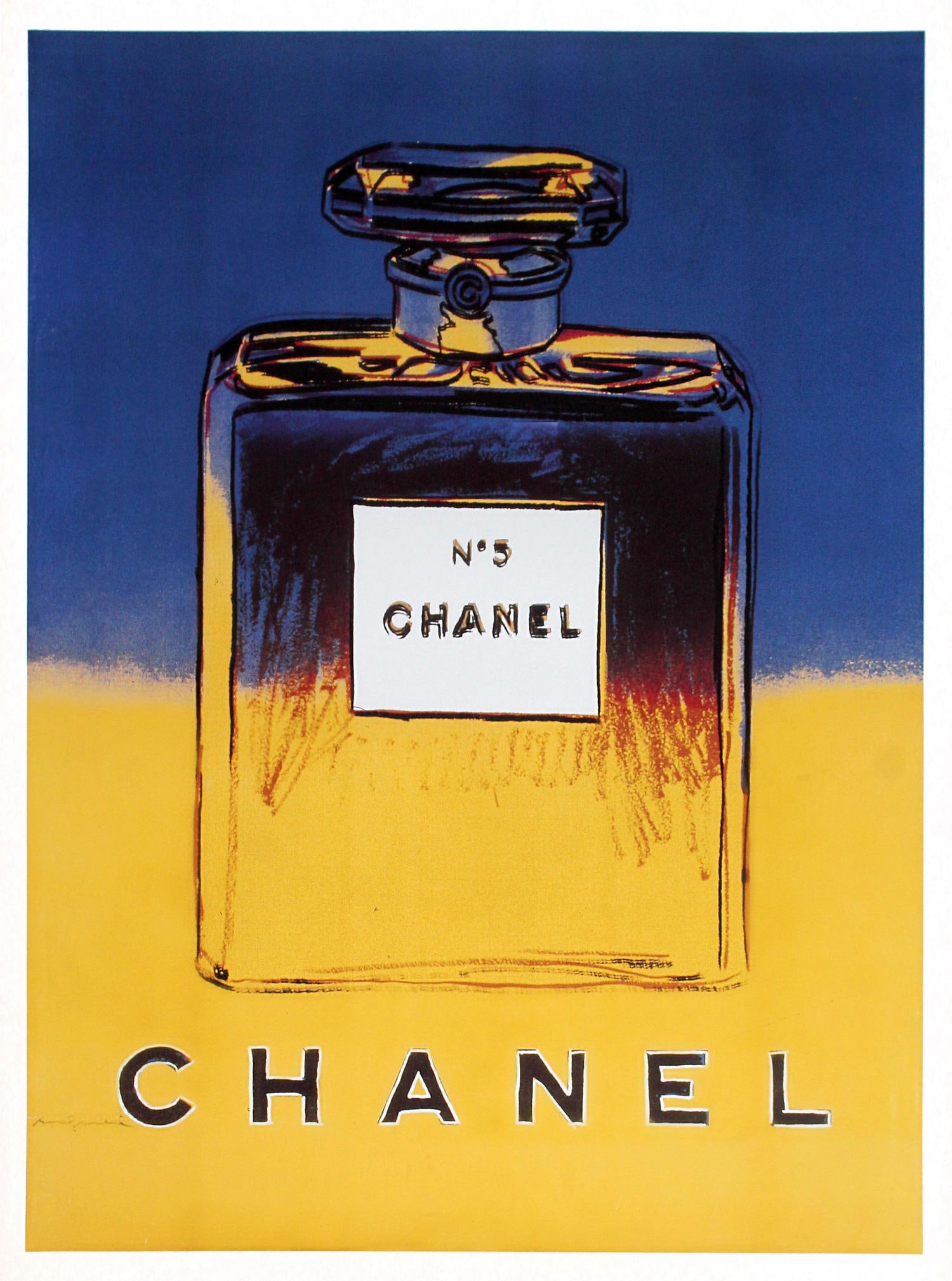 Andy Warhol (After) - Chanel No. 5: Artist: Andy Warhol (After) Title: Chanel No. 5 Year: 1997 Dimensions: 24.5in. by 31in. Publisher: Chanel Corporation France with permission from Warhol Foundation Medium: Offset lithograph on wove