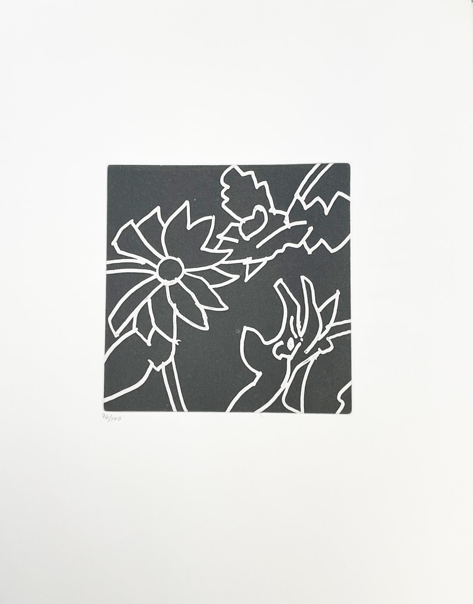 Alex Katz - English Suite: Artist: Alex Katz Title: English Suite Year: 2005 Dimensions: 9in. by 12in. Edition: From the rare limited edition of 100 Publisher: Arion Press Suite: Gloria Medium: Original Etching on paper