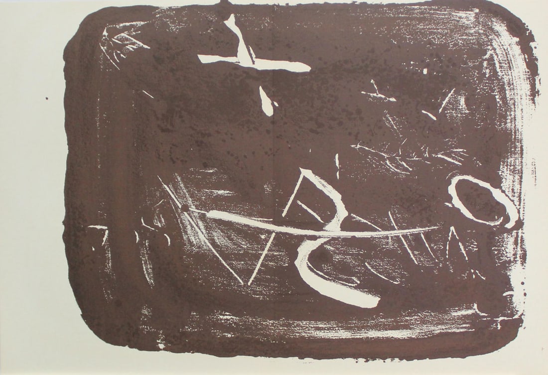 Antoni Tapies (After) - Monotype III: Artist: Antoni Tapies (After) Title: Monotype III Year: 1974 Dimensions: 15in. by 22in. Edition: From the Rare Limited Edition Publisher: Maeght Paris <