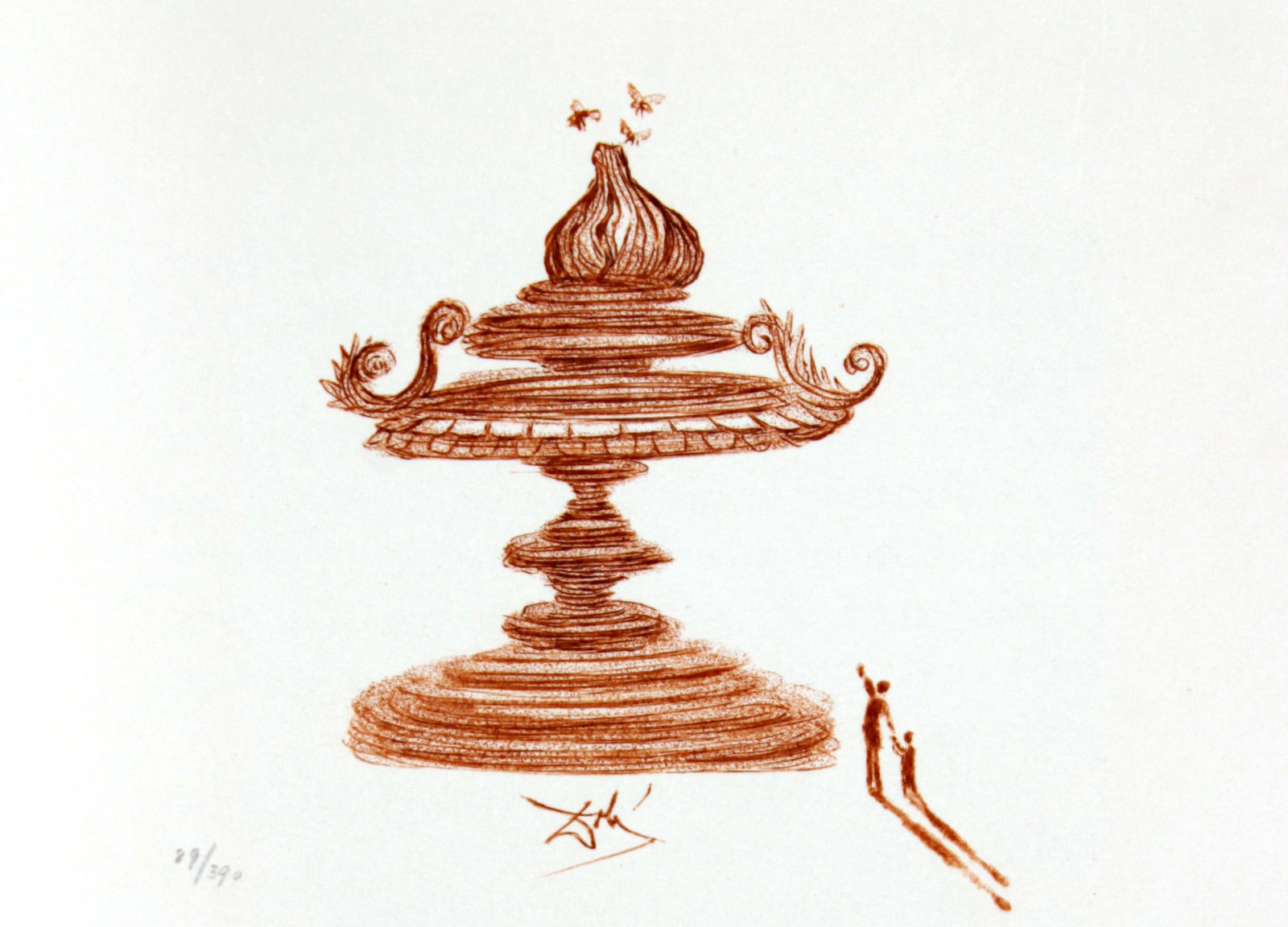 Salvador Dali - Casanova Illustration IV: Artist: Salvador Dali Title: Casanova Illustration IV Year: 1967 Dimensions: 14 3/4 x 11 in. Edition: From the limited edition of 390 Publisher: Au Cercle du li