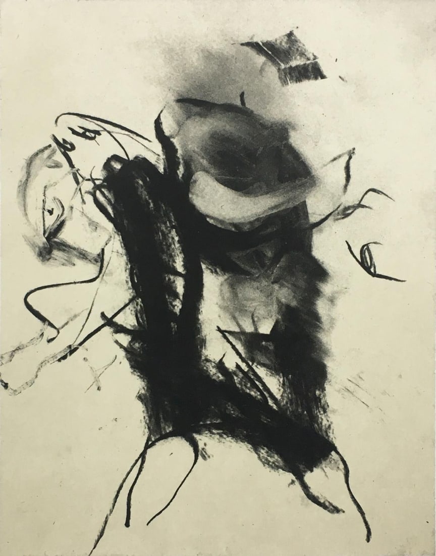 Willem De Kooning - Three Airs I: Artist: Willem De Kooning Title: Three Airs I Year: 1988 Dimensions: 22in. by 18in. Edition: From the Rare Limited Edition Publisher: The Museum of Modern Art N