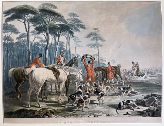 Henry Alken - Fox Hunt XIV: Artist: Henry Alken Title: Fox Hunt XIV Year: 1825 Dimensions: 10in. by 14. Edition: From the Rare Limited Edition Publisher: Howlett and Brimmer Sui