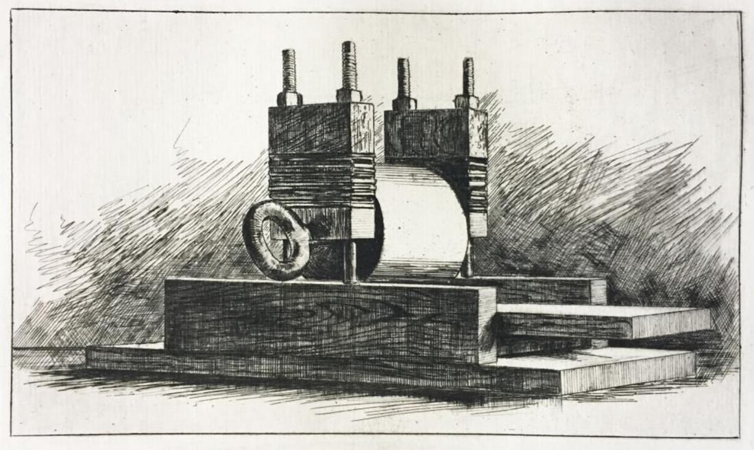Philip Gilbert Hamerton - One of the Authers Cheap: Artist: Philip Gilbert Hamerton Title: One of the Authers Cheap Presses Year: 1868 Dimensions: 6 5/8in. by 9 7/8in. Edition: From the Rare Limted Edition Publisher: MacMillan and Co. Suite: Etching