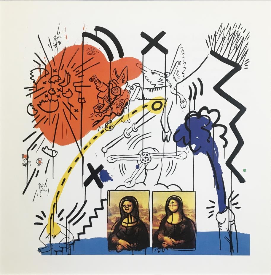 Keith Haring (After) - Apocalypse 2: Artist: Keith Haring (After) Title: Apocalypse 2 Year: 1988 Dimensions: 10 1/4in. by 10 1/4in. Edition: From the Rare Limited Edition Publisher: George Mulder Fine Arts Suite: Apocalypse Medium:
