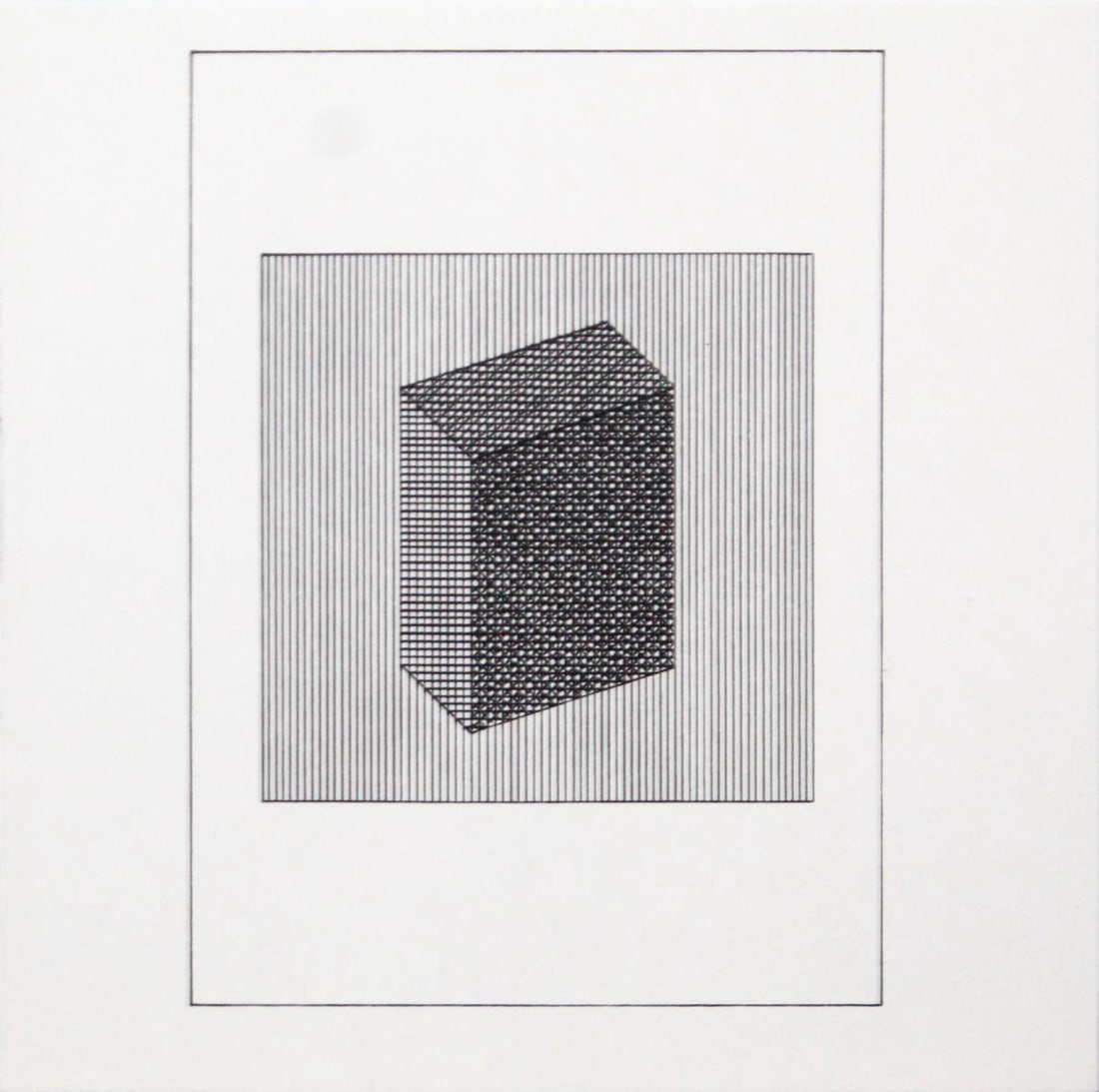 Sol Lewitt - Untitled I from "Ficciones: Jorge Luis: Artist: Sol Lewitt Title: Untitled I from "Ficciones: Jorge Luis Borges" Year: 1984 Dimensions: 8in. by 8in. Weight: 0 Edition: From the rare limited edition of 1500 Publisher: Mackenzie-Harris Corp.