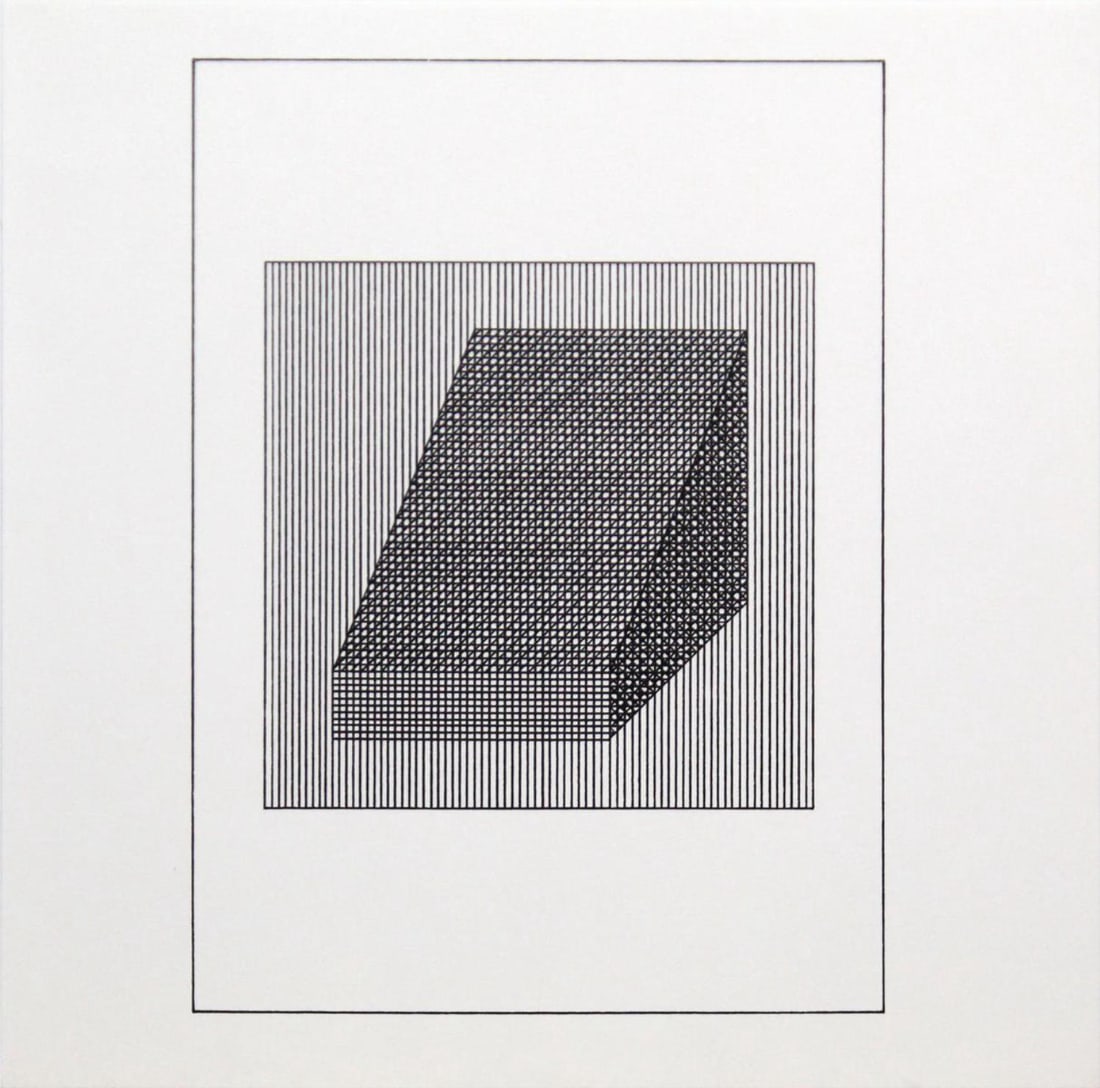 Sol Lewitt - Untitled IV from "Ficciones: Jorge Luis: Artist: Sol Lewitt Title: Untitled IV from "Ficciones: Jorge Luis Borges" Year: 1984 Dimensions: 8in. by 8in. Weight: 0 Edition: From the rare limited edition of 1500 Publisher: Mackenzie-Harris