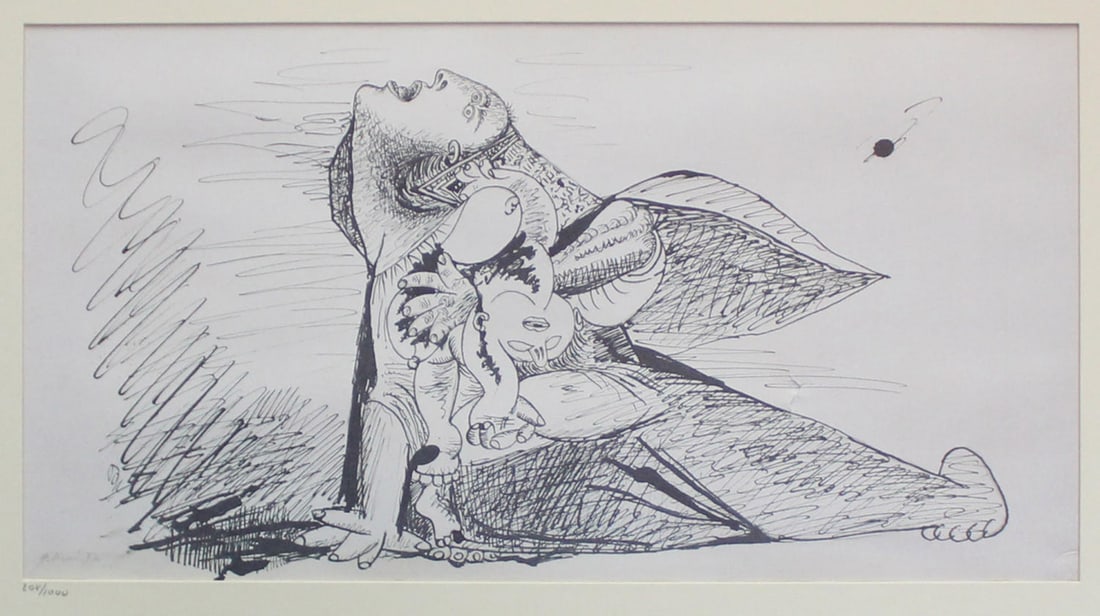 Pablo Picasso (After) - Study for Guernica 8: Comes with Letter of authenticity and guaranteed in perpetuity