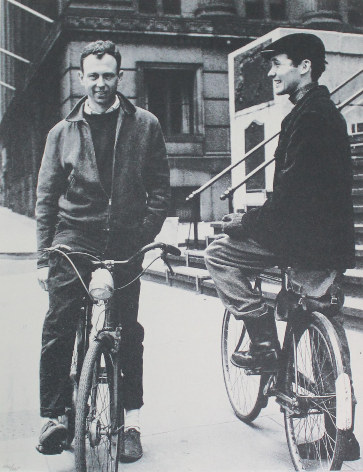 Robert Indiana - Portrait on a Bike: Artist: Robert Indiana Title: Portrait on a Bike Year: 1997 Dimensions: 22in. by 17in. Edition: From the rare limited edition of 395 Suite: The American Dream Medium: Original color serigraph on