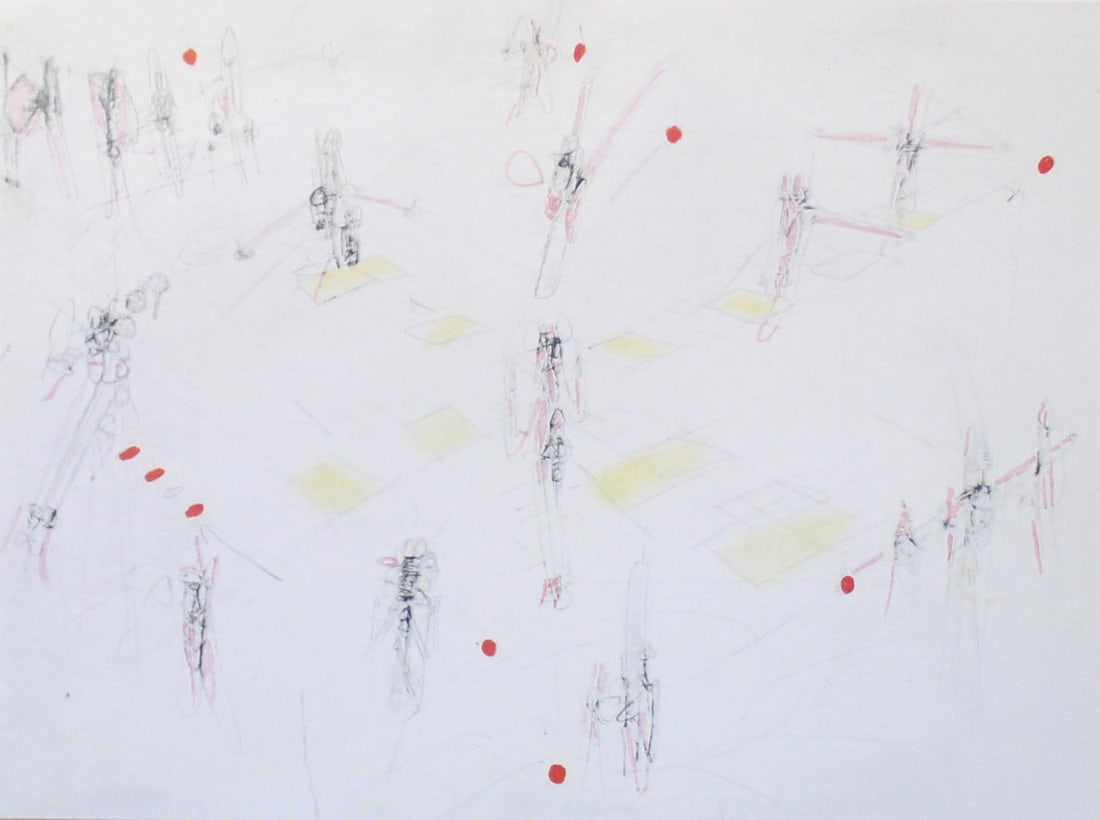 Roberto Matta (After) - Tavola 27: Artist: Roberto Matta (After) Title: Tavola 27 Year: 1963 Dimensions: 9 3/4in. by 13 1/4in. Edition: From the rare limited edition Suite: 40 Disegni Di Maestri Moderni Medium: Original offset