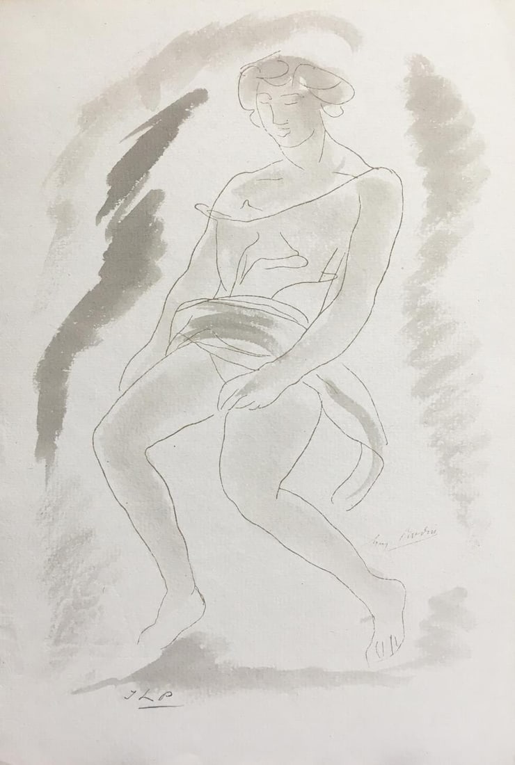 Auguste Rodin - Untitled XIII from Elegies Amoureuses d'Ovide: Artist: Auguste Rodin Title: Untitled XIII from Elegies Amoureuses d'Ovide Year: 1935 Dimensions: 7 5/8in. by 11 1/4in. Edition: From the Rare Limited Edition of 250 <