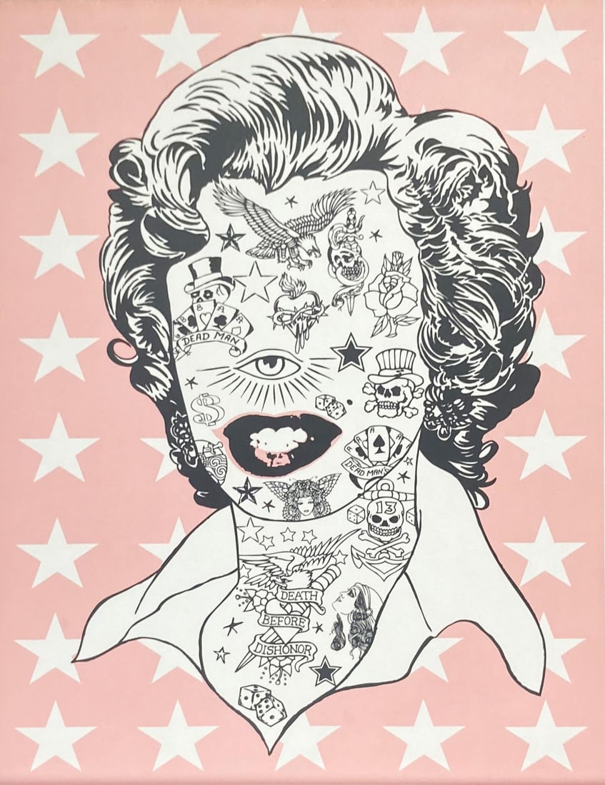 Rugman - Marilyn Monroe: Artist: Rugman Title: Marilyn Monroe Year: 2011 Dimensions: 19.5in. by 15.5in. Edition: From the rare limited edition of 24 Medium: Screen Print Condition: Excellent Signature Details: Hand Signed