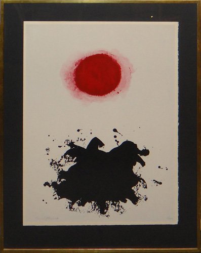 Adolph Gottlieb "Untitled": Adolph Gottlieb Title: Untitled Suite: Flight Portfolio Year: 1969 Medium: Original lithograph on Japon paper Edition: From the limited edition of 250 Size: 22 1/2" x 19 1/2" Sign
