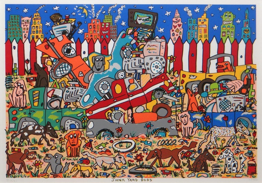 James Rizzi "Junkyard Dogs"