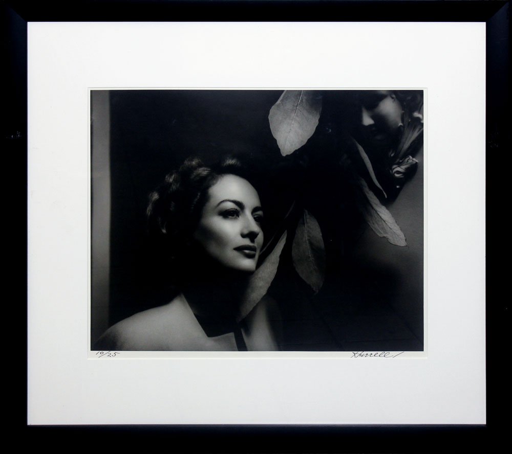George Hurrell "Joan Crawford": Artist: George Hurrell Title: Joan Crawford Suite: Portraits III Portfolio Year: Published 1979 - 1982 Medium: Original gelatin silver print photograph Edition: From the limited edition of 25 Si