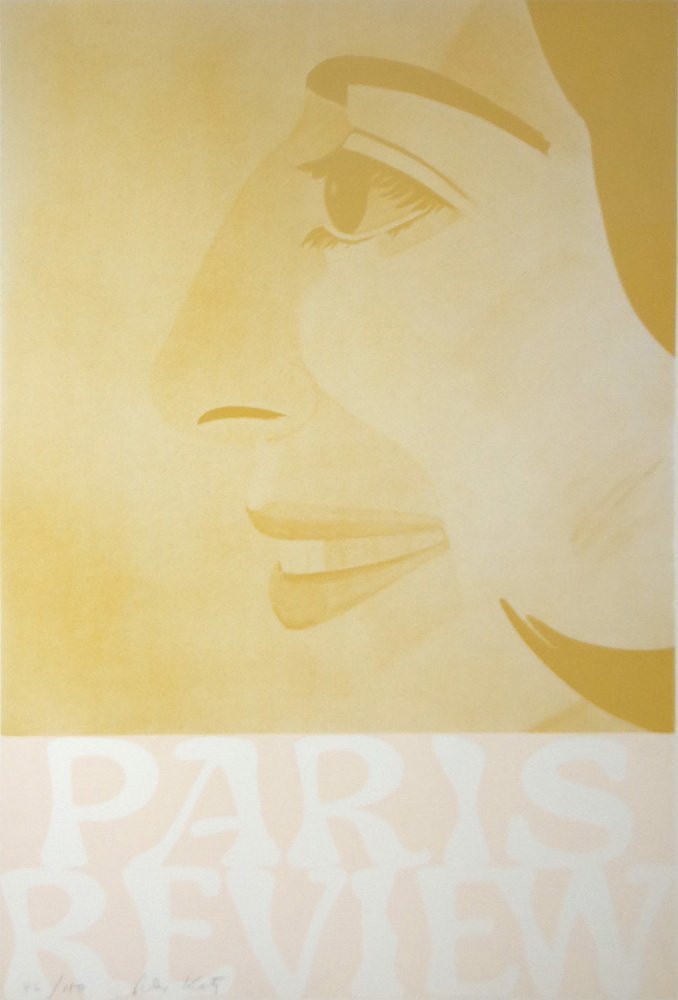Alex Katz "Untitled (Paris Review": Artist: Alex Katz Title: Untitled (Paris Review) Medium: Original serigraph in colors on paper Edition: From the limited edition of 150 Publisher: The Paris Review Size: 36 1/2" x 25" Signature: