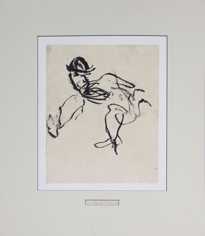 Willem DeKooning lithograph with signature: Artist: Willem DeKooning Title: Untitled Suite: Seventeen Lithographs for Frank O'Hara Year: 1988 Medium: Original lithograph in colors on Arches paper Edition: From the limited edition of 550 P
