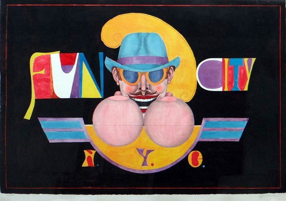 Richard Lindner "Fun City" (1 of 2)