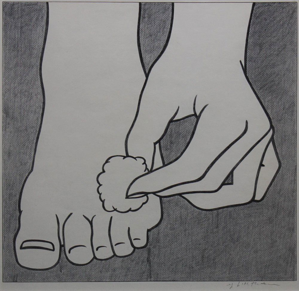 Roy Lichtenstein "Foot Medication" (1 of 3)