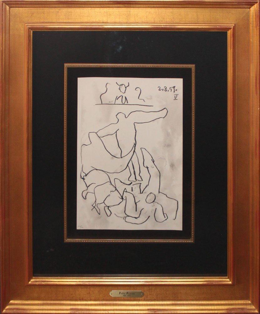 Pablo Picasso lithograph (1 of 2)