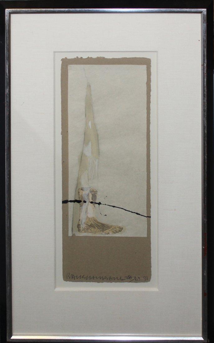 Robert Rauschenberg "from Shirtboards Morocco, Italy: Artist: Robert Rauschenberg Title: Untitled Suite: Shirtboards Morocco, Italy '52 Medium: Mixed media collage with offset lithograph in colors on homemade and heavyboard paper Publisher: Styria Studio