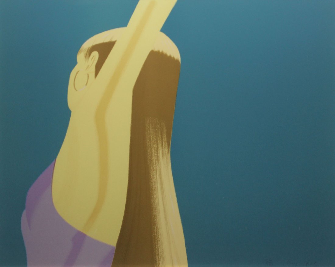 Alex Katz " Night: William Dunas Dance I": Artist: Alex Katz, American (1927 - )Title: Night: William Dunas Dance IYear: 1979Medium: Lithograph, signed and numbered in pencilEdition: 100Size: 24 x 30.5 in. (60.96 x 77.47 cm)