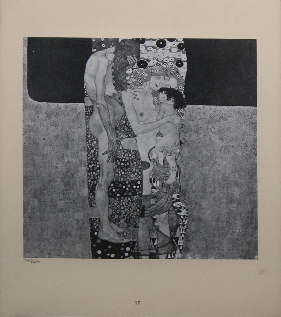 Gustav Klimt "Untitled (After)": Artist: Gustav Klimt (After) Title: Untitled Year: 1920 Medium: Offest lithograph Edition: From the limited edition of 500 Publisher: 1920 by Osterreichische Staatsdruckerei, Wien COA provid