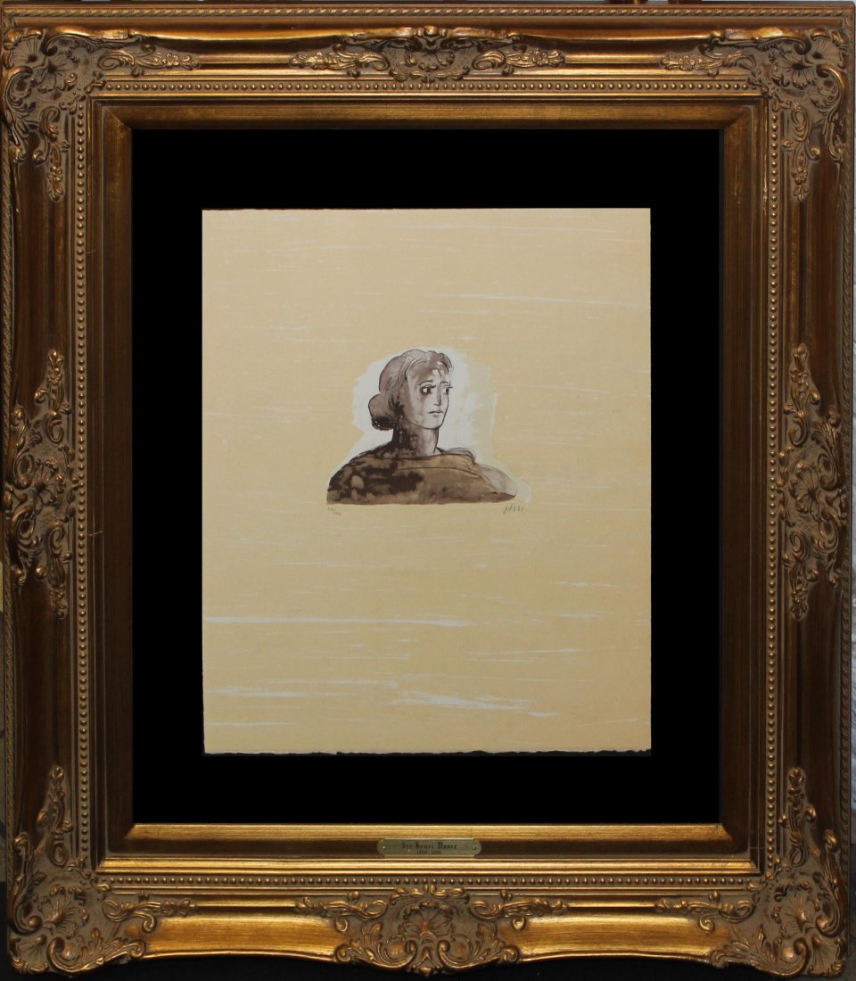 Henry Moore "Creole Lady": Artist: Henry Moore Title: Creole Lady Year: 1976 Suite: La Poesie Medium: Original lithograph Edition: From the rare limited edition of 100 Publisher: Curwen Studio, London Signature: H