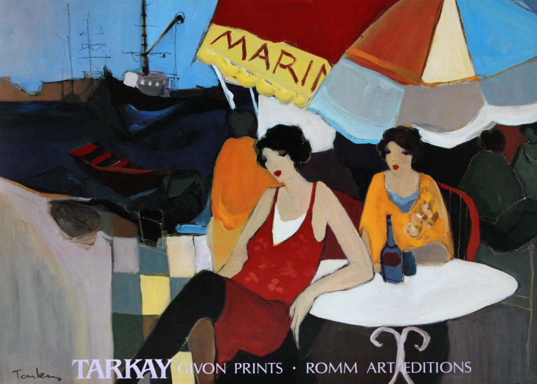 Seaside Cafe by Itzchak Tarkay (1 of 2)