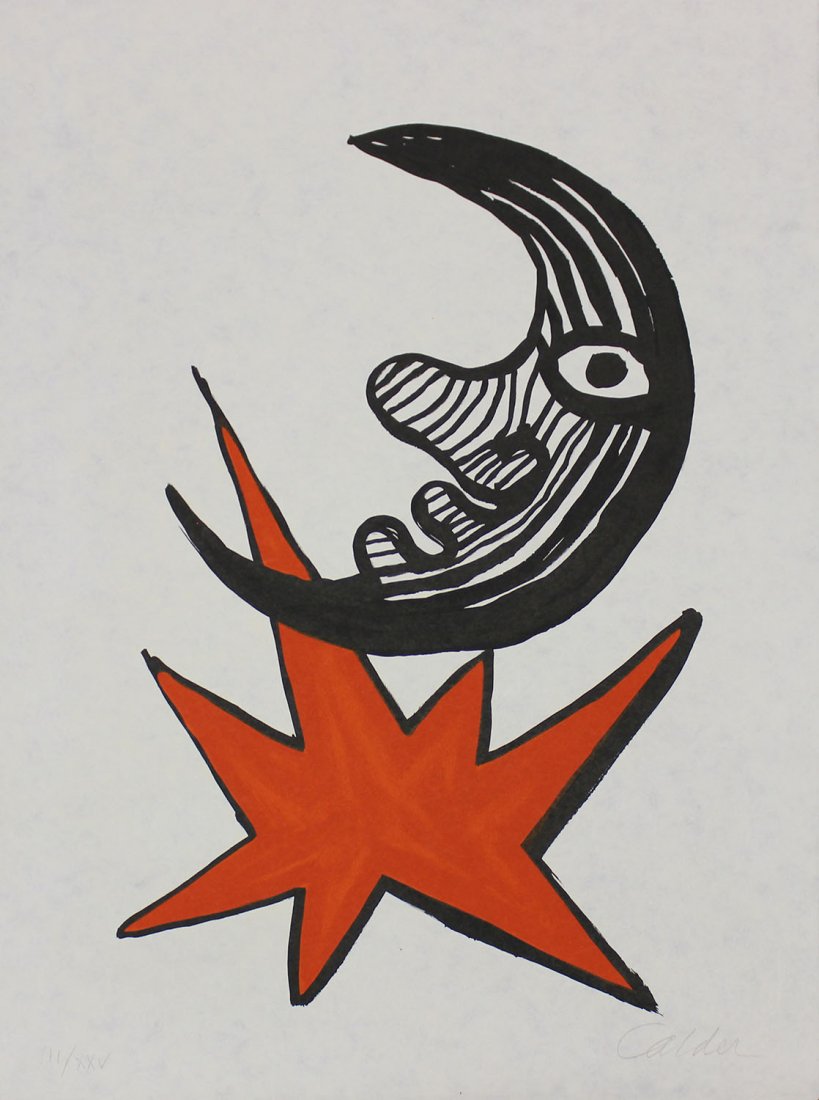 Alexander Calder "Black Moon" (1 of 3)