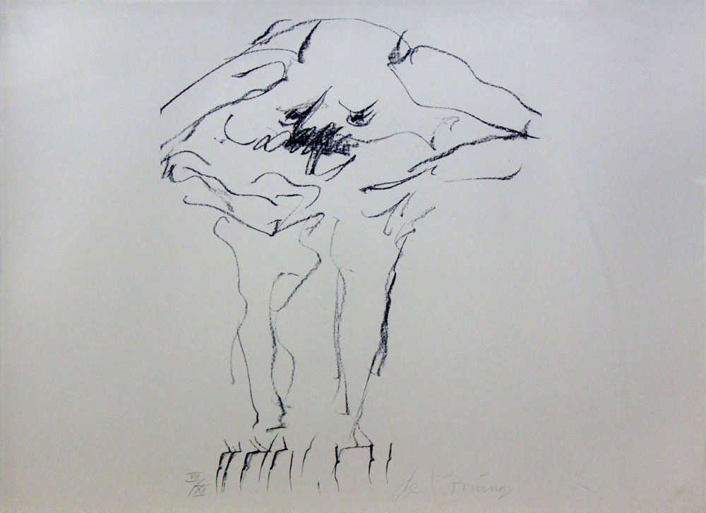 Willem DeKooning "Clam Digger": Artist: Willem DeKooningTitle: Clam DiggerSuite: Portfolio 9Year: 1967Medium: Original lithograph on paperEdition: From the limited edition of 100Size: 16 1/2" x 20 1/2"Signature: Hand signed by the a