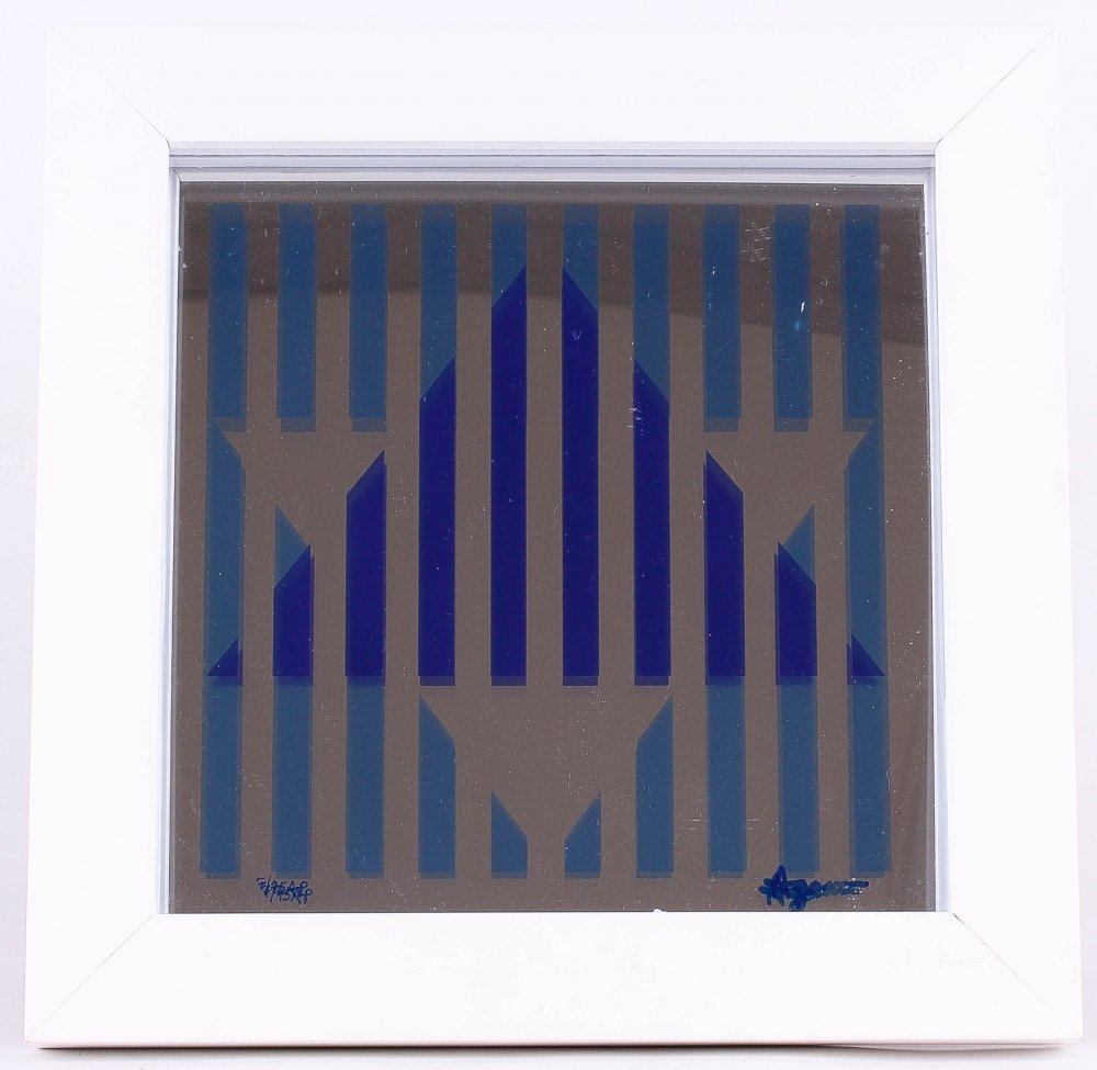 Yakov Agam, "Star of Hope" Orig Serigraph on Mirror (1 of 3)