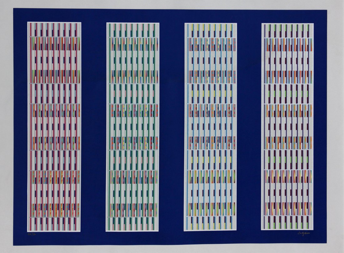 Four Visual Orchestrations by Yaacov Agam (1 of 2)