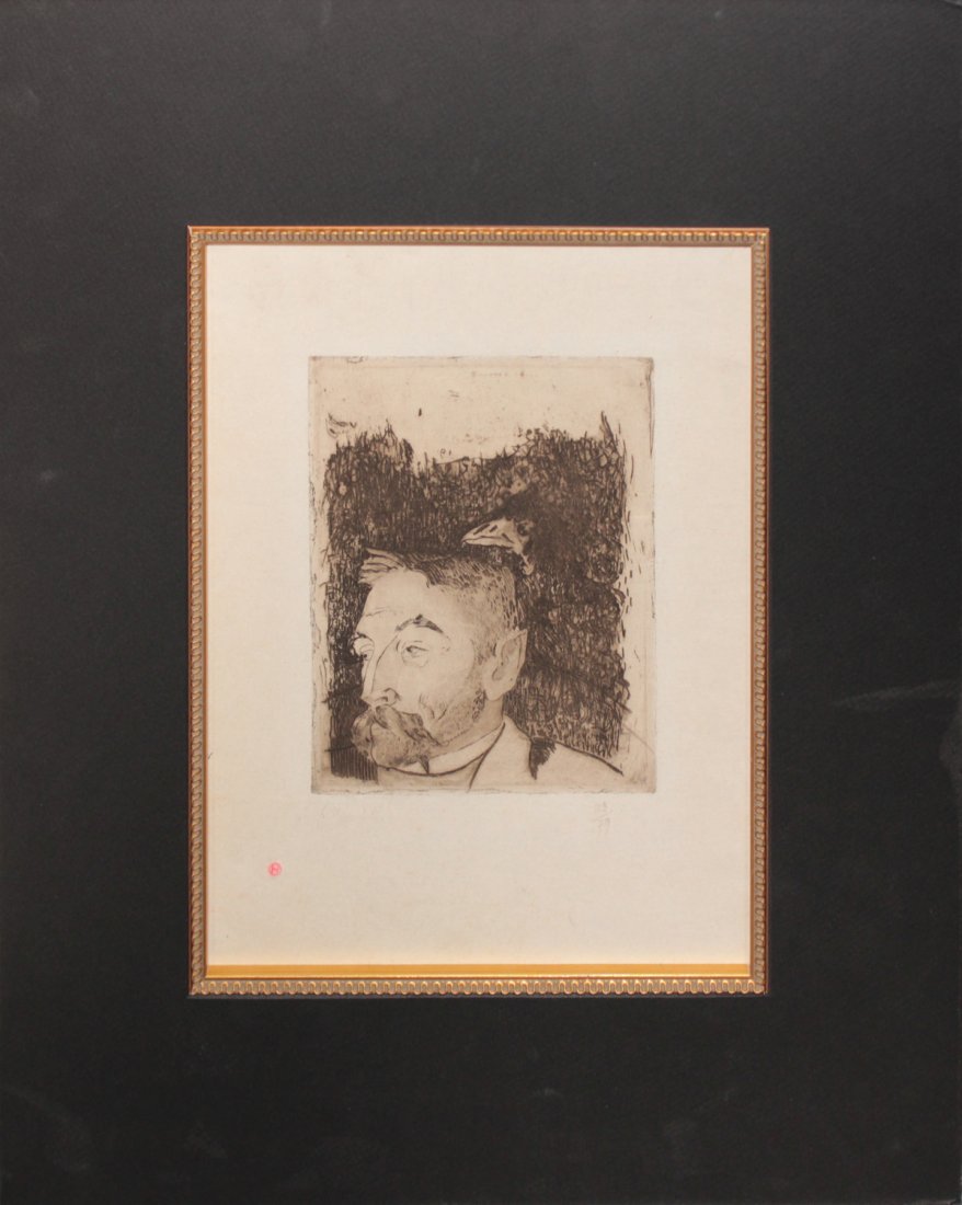 Paul Gauguin "Portrait de Stephane Mallarme" (1 of 3)